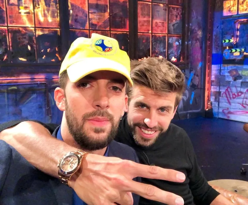 Piqué mostró su fanatismo por La Bombonera