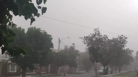 Reiteran alerta de ráfagas de viento Sur superiores a los 45km/h en la madrugada