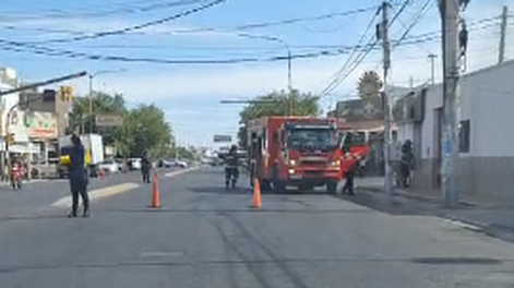 Susto en una carnicería de Rawson por un incendio