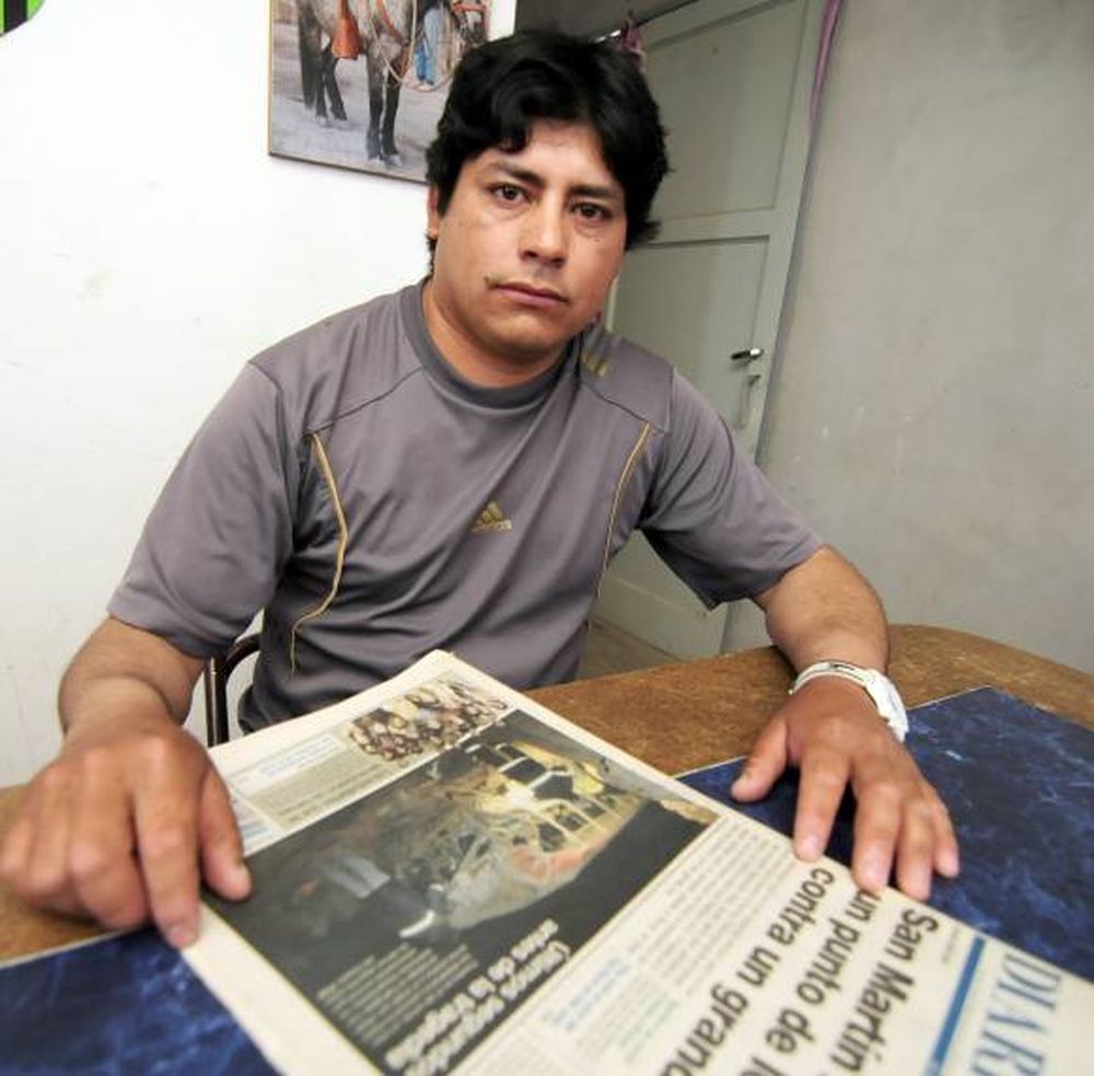 Un accidente de tránsito que  los dejó con miedo y sin trabajo