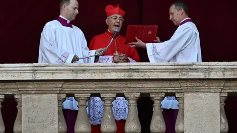 El nuevo papa León XIV.