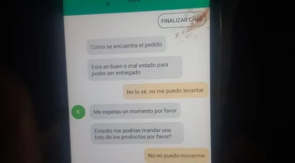 La empresa Glovo reconoció su “error” tras el accidente de un repartidor