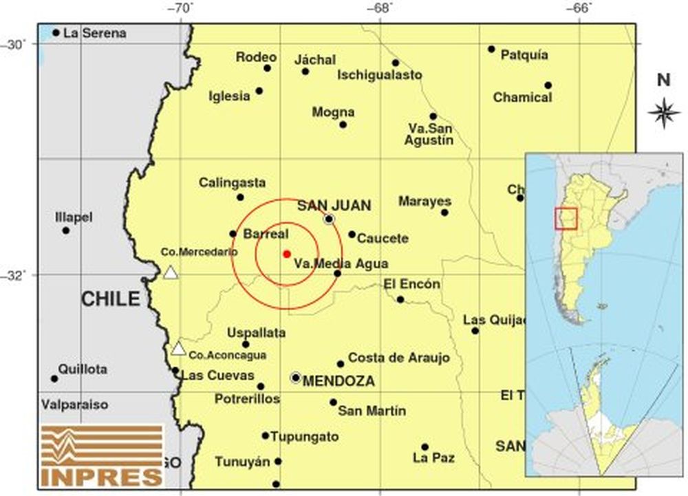 Sismo en la medianoche: a pesar de lo fuerte que se percibió, el Inpres lo catalogó de Intensidad “media”