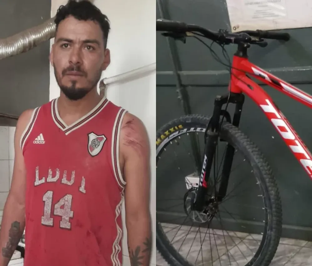 Un sujeto de 34 años y un menor de 16, fueron detenidos por robar en un barrio privado de Santa Lucía