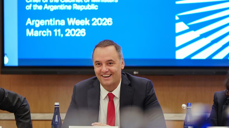 Manuel Adorni, jefe de Gabinete.