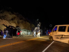 La zona del accidente fatal. La zona del accidente fatal.