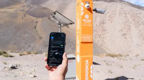 El gobierno de San Juan instaló cuatro torres de comunicación y emergencia en el camino que lleva al Paso Internacional de Agua Negra.