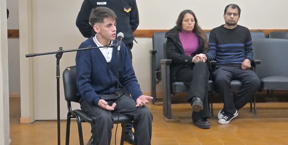 Olmedo Zadro habló por última vez frente al tribunal y frente a los padres de la víctima, de nombre Martina.&nbsp;