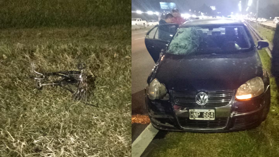 un nene bajo en bicicleta por una lomada, no pudo frenar y murio atropellado