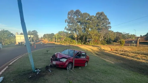 El accidente ocurrió en una zona muy transitada.