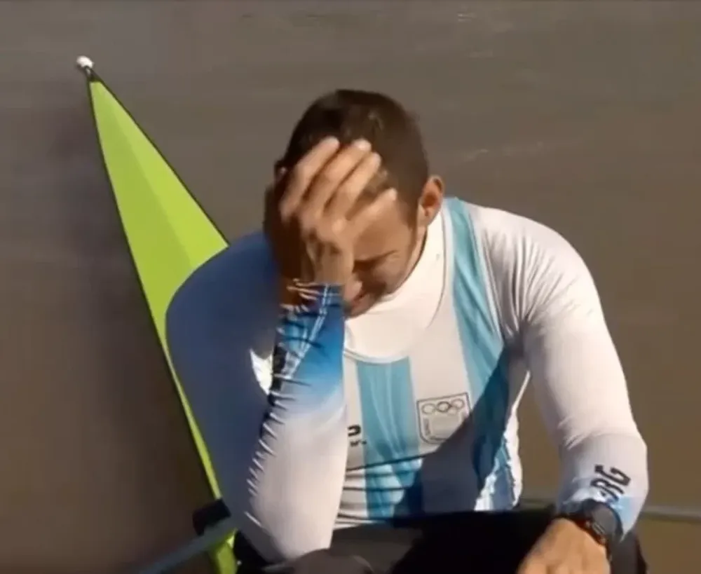 Suárez lloró de emoción en su bote