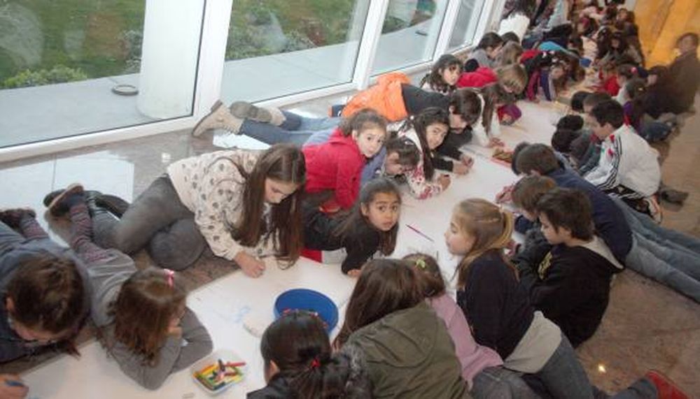 Los niños coparon el museo