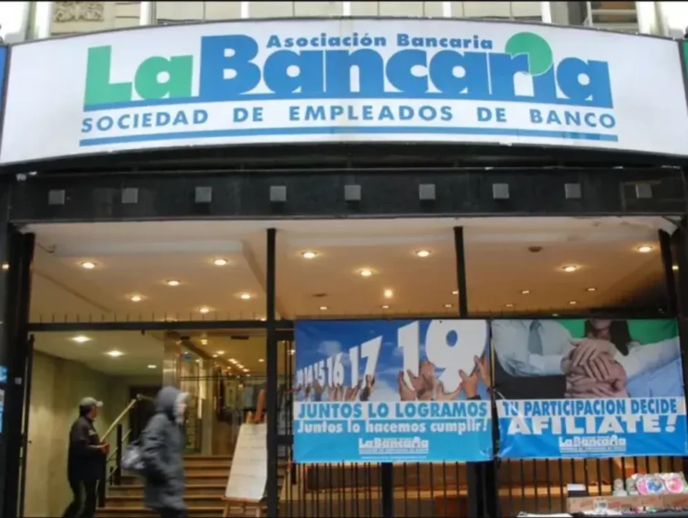 La Asociación Bancaria anunció un paro nacional de 24 horas para el jueves 23 de febrero