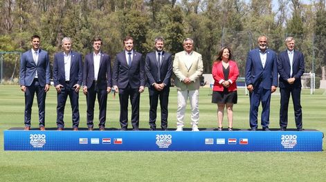 Argentina, Uruguay, Paraguay y Chile, juntos por “el sueño” de ser sede del Mundial 2030