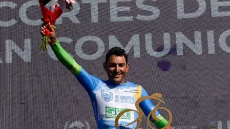 Juan Pablo Dotti voló en la contrarreloj y se puso al frente de la General