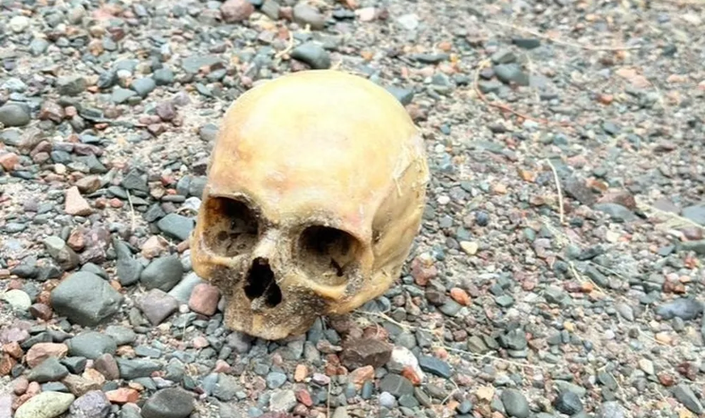 El cráneo hallado en Punta Negra pertenece a una mujer y descartan que haya muerto de forma violenta