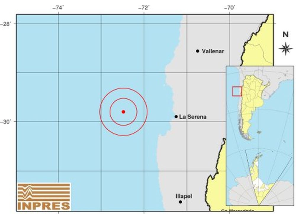Un sismo en el Océano Pacífico se sintió esta madrugada en San Juan