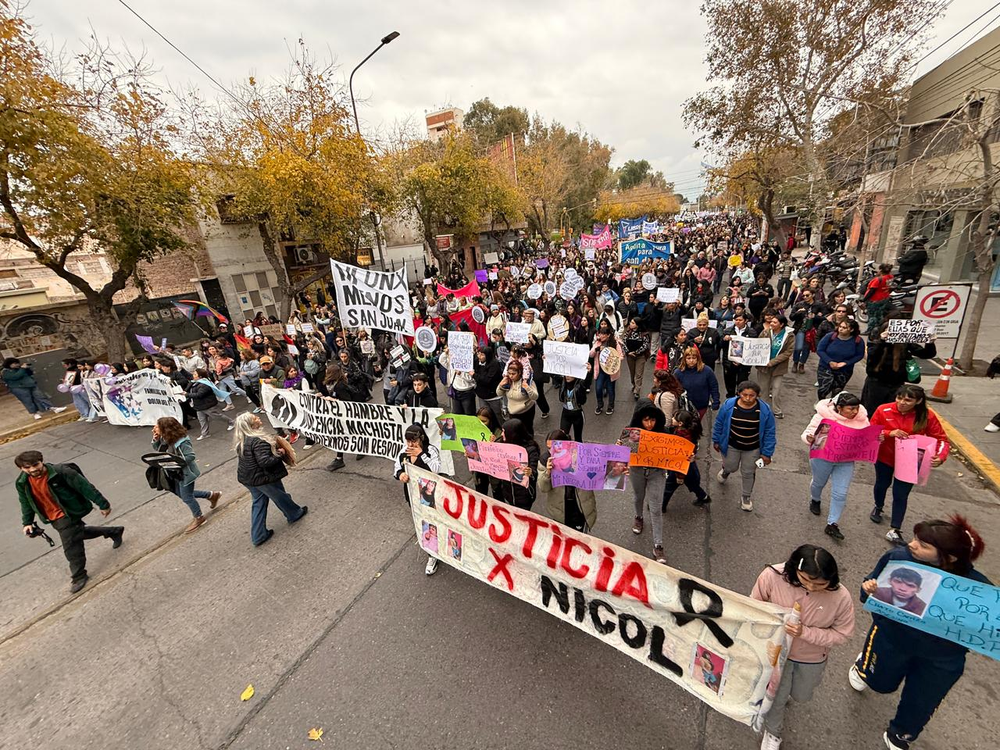 Marcha Ni Una Menos 2026. Foto: Diario de Cuyo