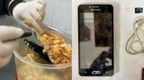 Insólito: intentaron ingresar a la cárcel un celular dentro de una vianda con fideos