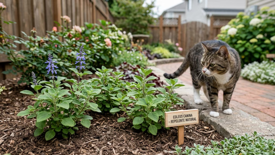 cual es la planta que sirve para espantar gatos del jardin y no es toxica