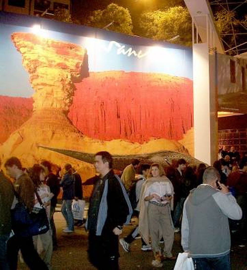 Un descomunal despliegue en el stand sanjuanino en Buenos Aires
