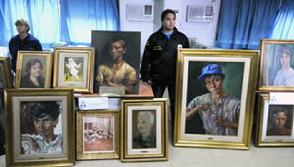 Recuperan cuadros del mayor robo de obras de arte en la historia del país