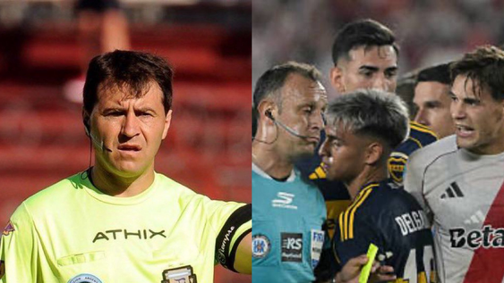 hector paletta, el arbitro del var en el superclasico, rompio el silencio: para la mitad es penal y para la otra no
