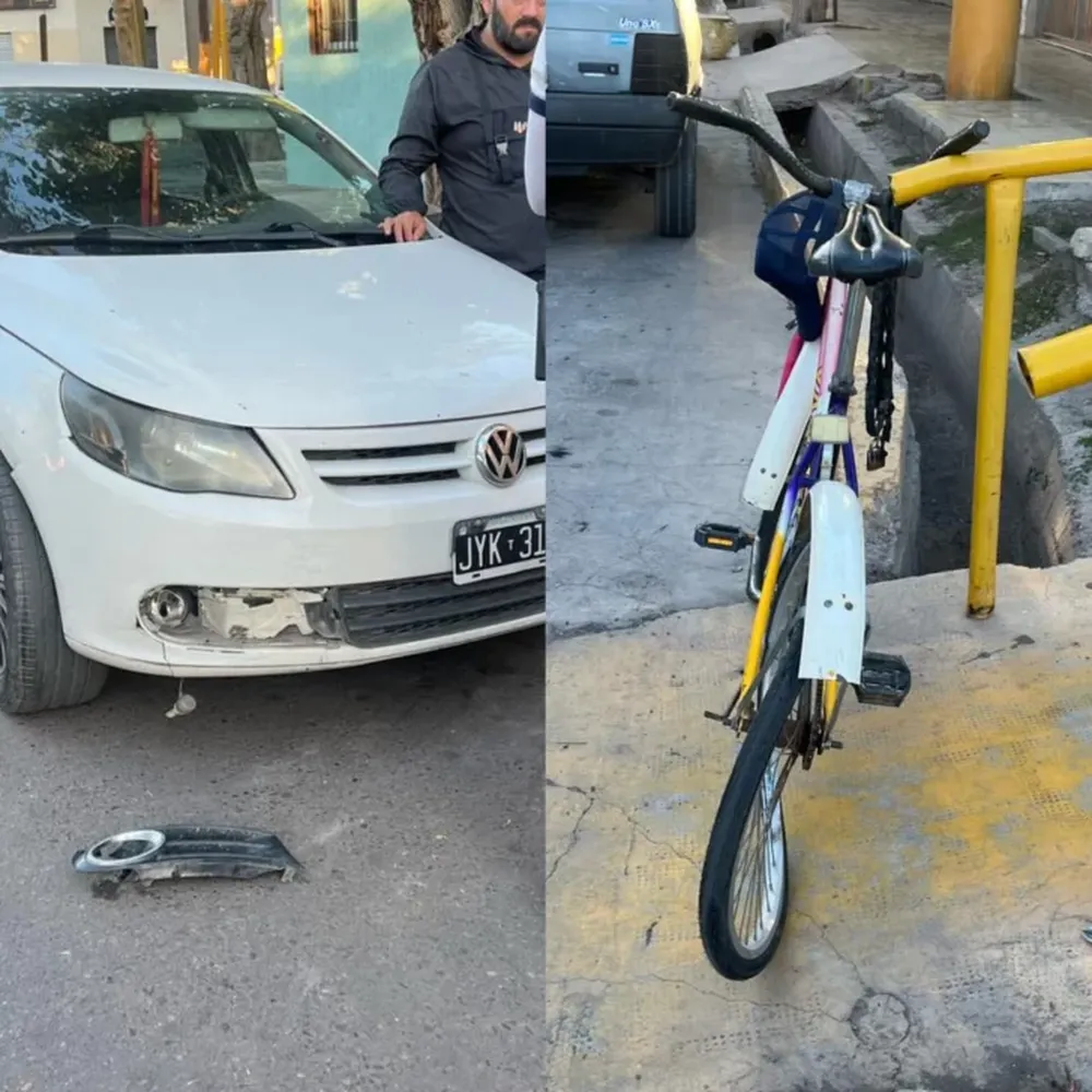 Un ciclista de 66 años terminó hospitalizado con severas lesiones tras un accidente