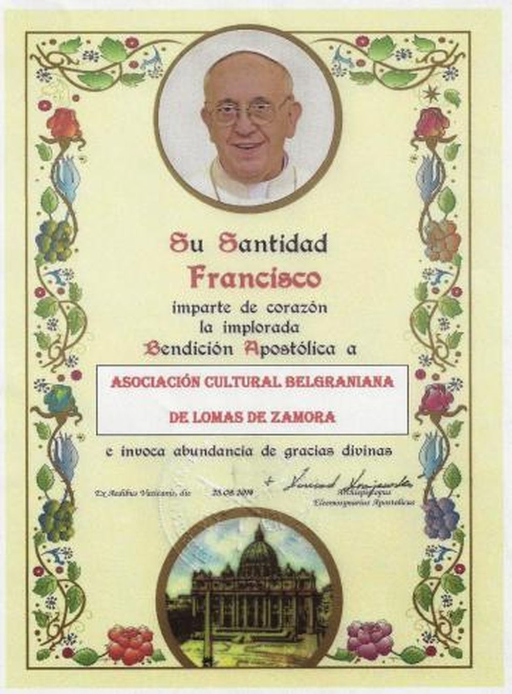 El lucro de las bendiciones del Papa será sólo para el Vaticano