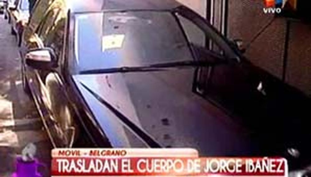 Así partió el cortejo fúnebre de Jorge Ibáñez al cementerio