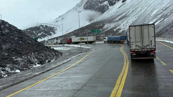 temporal en alta cordillera: cierran de forma preventiva este jueves el paso cristo redentor