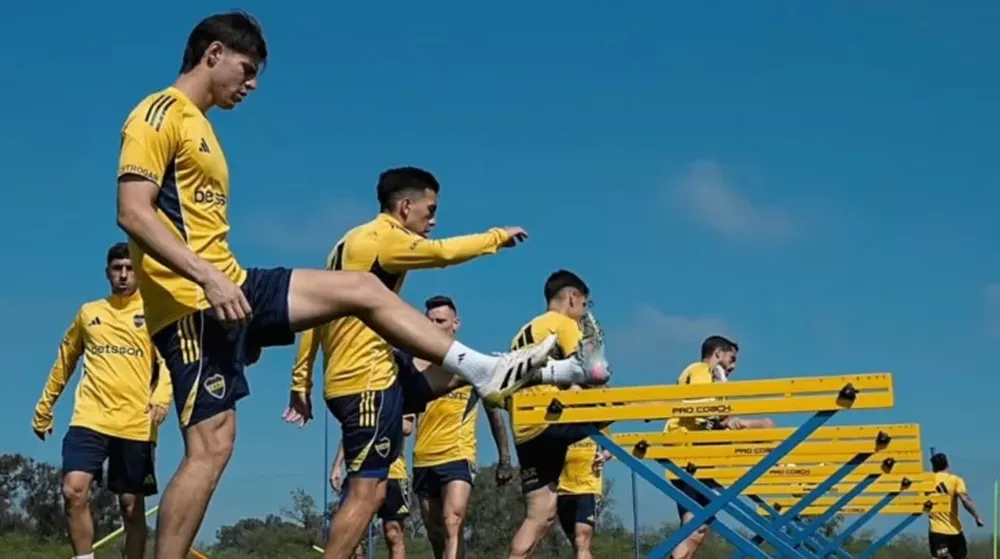 Entrenamiento de Boca.-