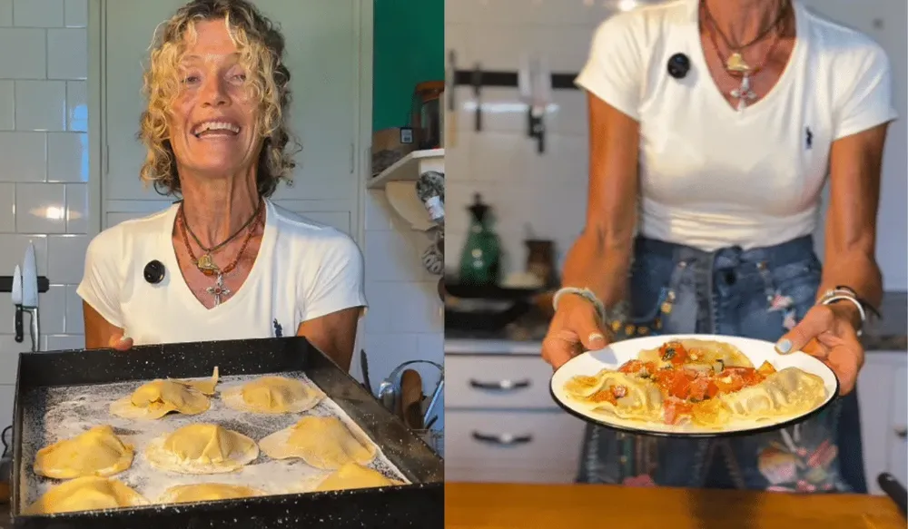 Receta de raviolones caseros de zapallo y queso: el paso a paso de Maru Botana.