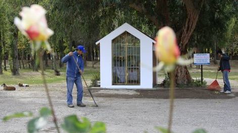 La ermita que nació en el tronco de un árbol