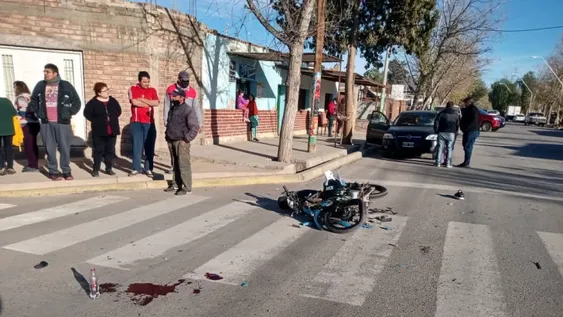 Trasladaron en el helicóptero sanitario a un joven que sufrió un fuerte accidente en Jáchal