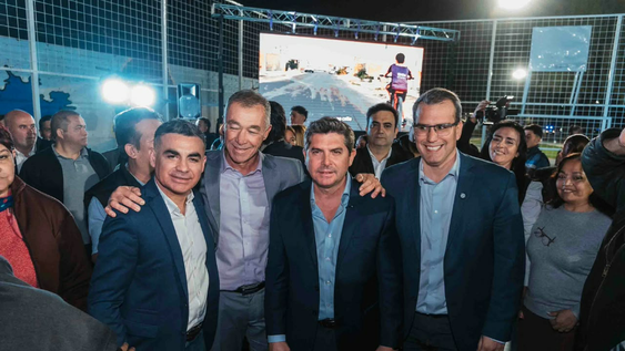 De izq a der. Gramajo, Martín, Orrego, Munisaga.