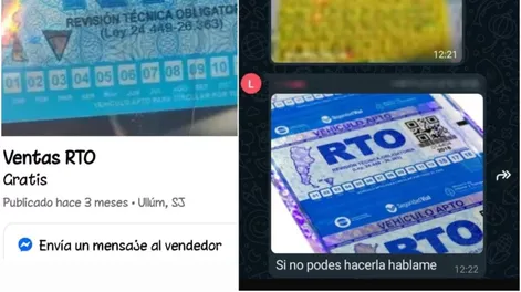 Detectan en taxis obleas de RTO truchas, ¿hay una red detrás?