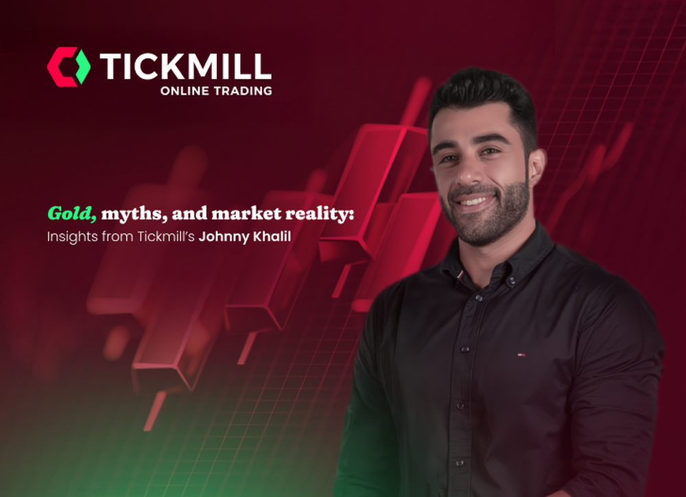 Oro, mitos y realidad del mercado: reflexiones de Johnny Khalil, de Tickmill