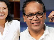 Keiko Fujimori y Roberto Sánchez. Keiko Fujimori y Roberto Sánchez.