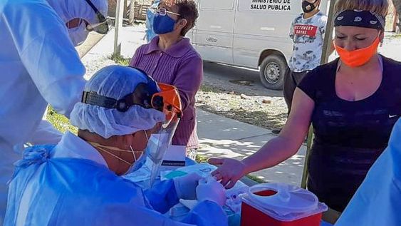 Coronavirus en San Juan: en rastrillajes en 5 departamentos realizaron 1.035 test rápidos