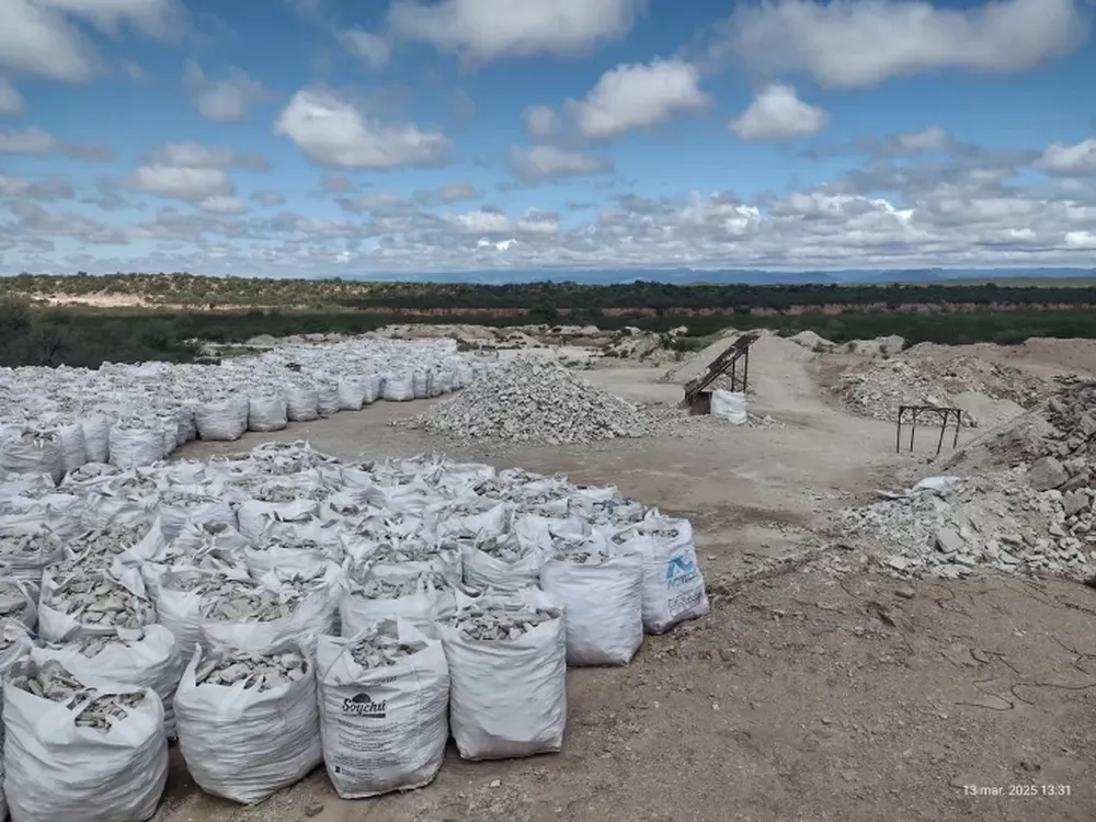 Realizaban la extracción ilegal de un mineral para trasladarlo a Valle Fértil y fueron sorprendidos