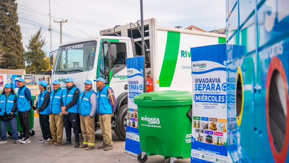 lanzaron rivadavia separa, un programa historico para transformar la gestion de residuos