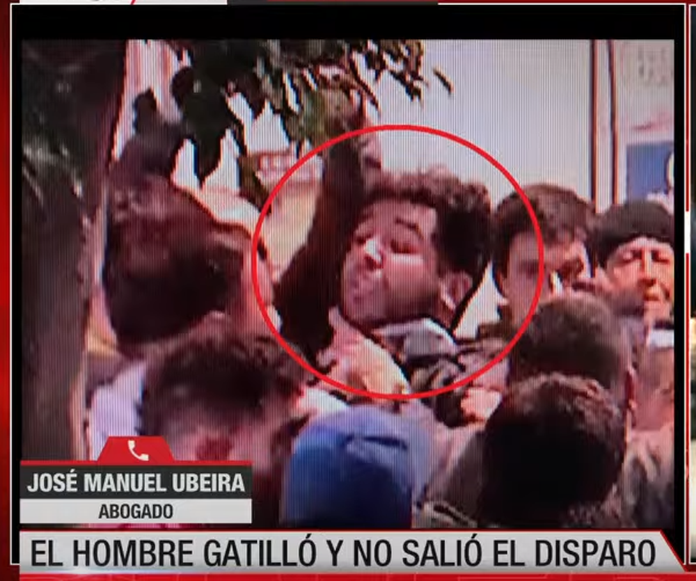 Identificaron al hombre que gatilló a Cristina Fernández de Kirchner