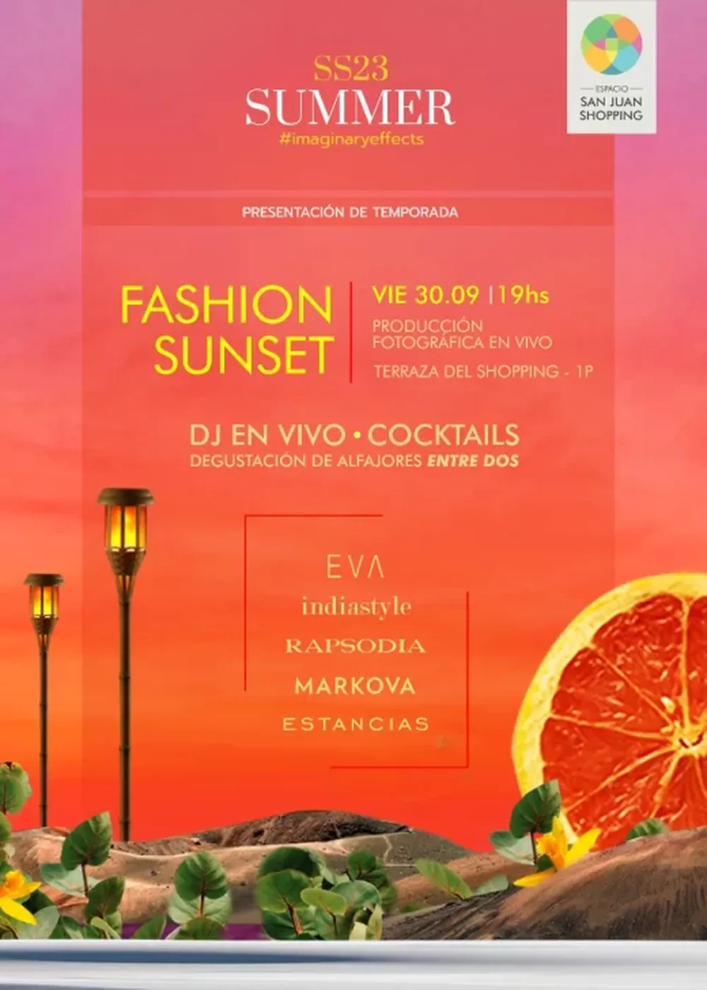 Espacio San Juan Shopping presenta una tarde distinta para este viernes 30 de septiembre