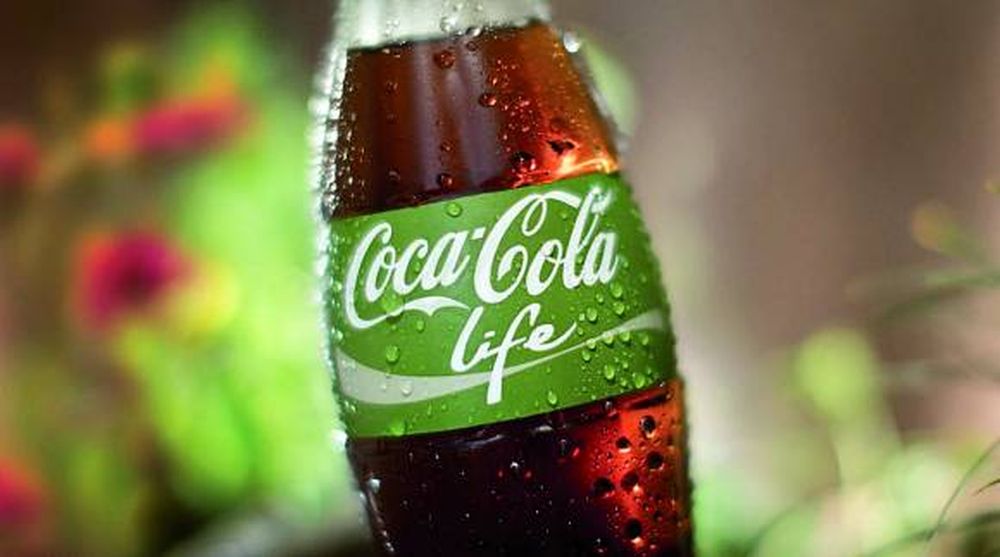 Coca Cola life, endulzada con stevia