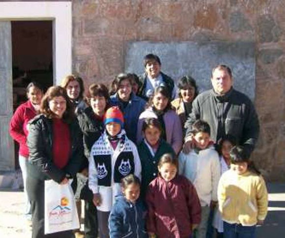 Los alumnos que serán guía de los turistas