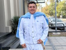 Bien argento. Diuego Villegas lleva el sentimiento por la patria en la sangre y con eso tiene su visión del Mundial. Bien argento. Diuego Villegas lleva el sentimiento por la patria en la sangre y con eso tiene su visión del Mundial.