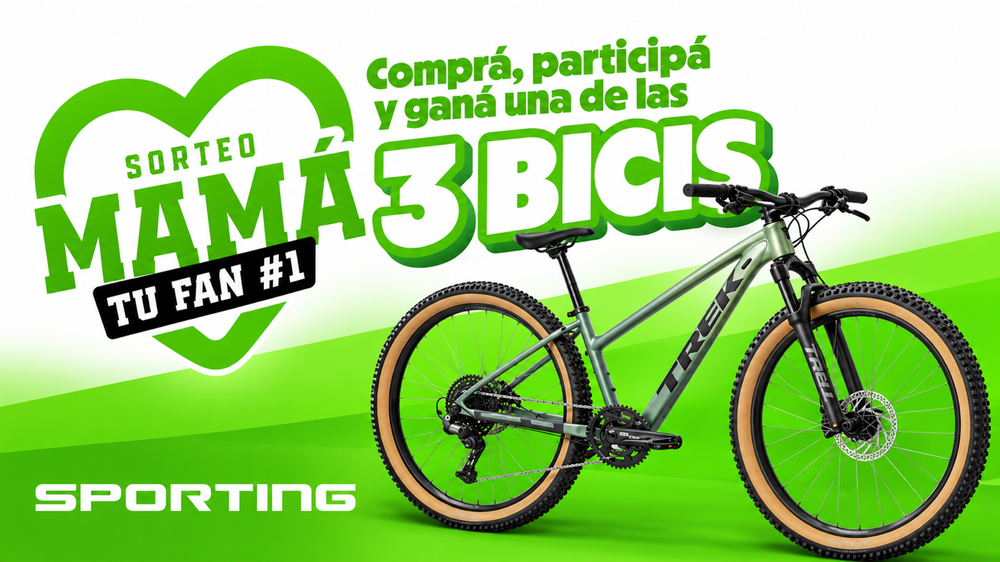 Tu regalo para mamá puede venir con premio: Sporting sortea tres bicicletas Trek