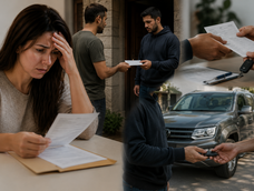 engano a su expareja, le saco el 08 de la camioneta y se la transfirio a su hermano