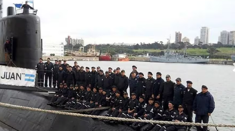 Tripulación del submarino ARA San Juan, hundido en 2017.